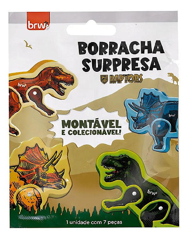 BORRACHA SACHÊ SURPRESA RAPTORS BRW