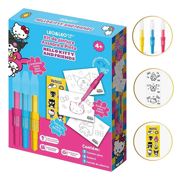 Kit Pintura Assopra e Pinta Leo & Leo
