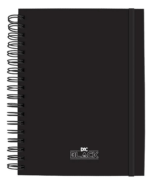 Caderno Universitário Smart DAC Black 140 Folhas