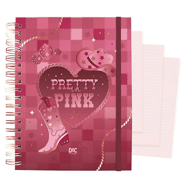 Caderno Universitário Pretty Pink Smart DAC