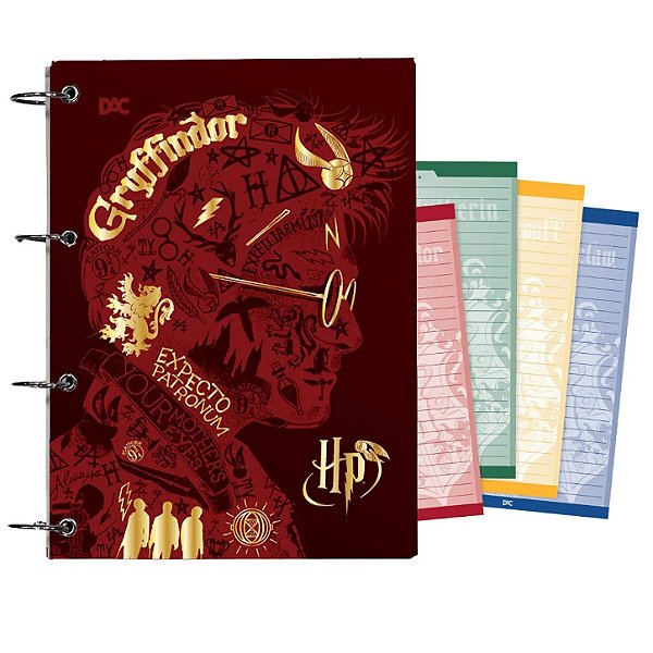 Caderno Argolado Harry Potter DAC 80 Folhas