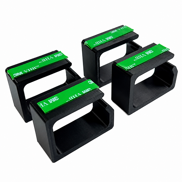 Organizador de Cabos com Fixação Adesiva 3M em PETG – Suporte para Fios de Mesa PC Gamer e Escritório