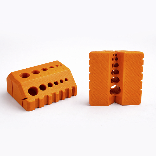 Gabarito de Furação 3D Ajuste de Furos | Organizador de Brocas e Guia de Perfuração Precisa para Madeira DIY