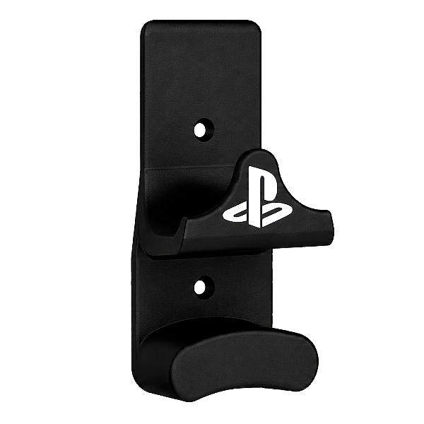 Suporte de Parede para Controle PS5 e Headset Preto PETG Setup Gamer