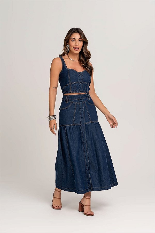 Saia Jeans