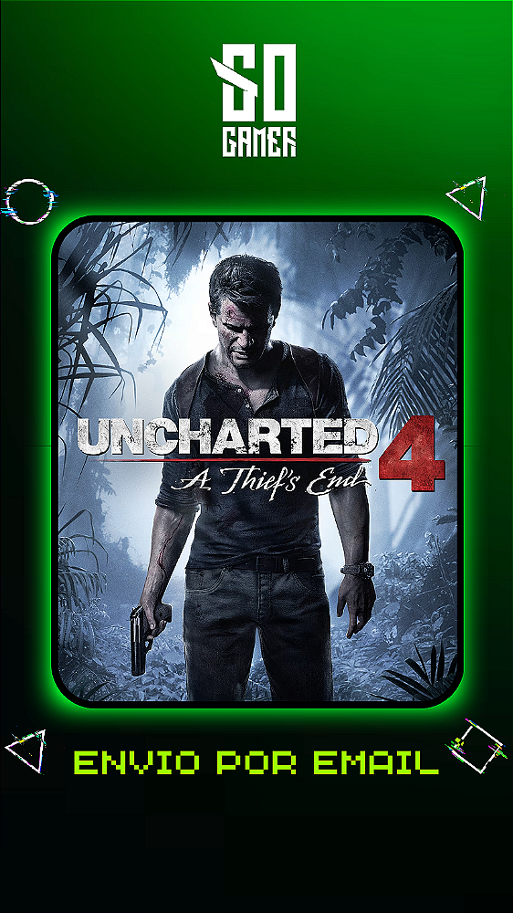 Uncharted 4: A Thief's End PS4 ou PS5 - Mídia Digital