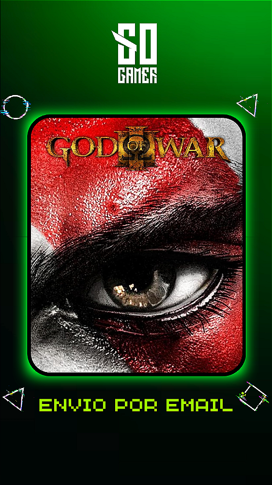 God of War 3 Remasterizado PS4 ou PS5 - Mídia Digital