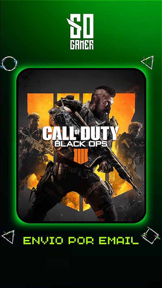 Call of Duty Black Ops 4 PS4 ou PS5 - Mídia Digital