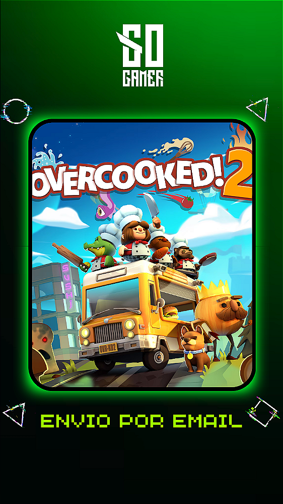 Overcooked! 2 PS4 ou PS5 - Mídia Digital