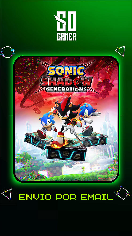 Sonic x Shadow Generations PS4 ou PS5 - Mídia Digital