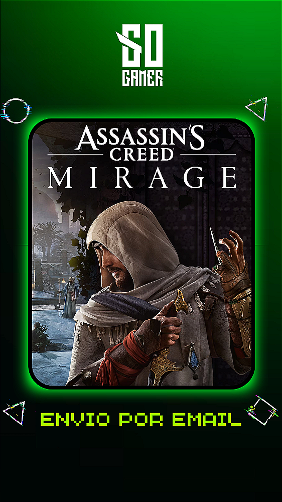 Assassins Creed Mirage PS4 ou PS5 - Mídia Digital
