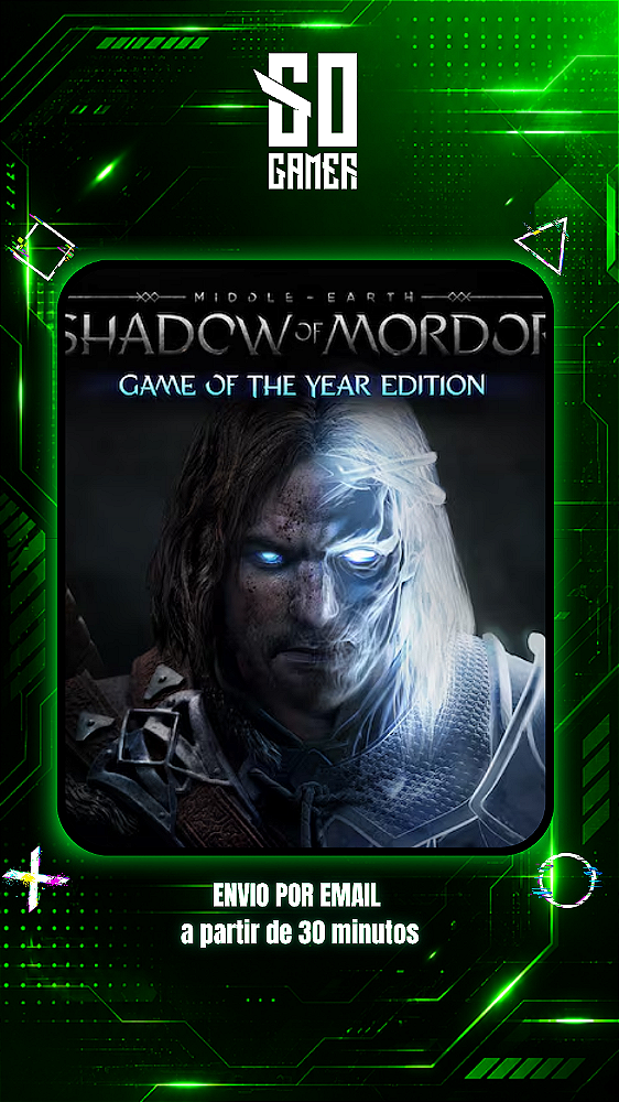 Terra-média: Sombras de Mordor - Edição Jogo do Ano PS4 ou PS5 - Mídia Digital