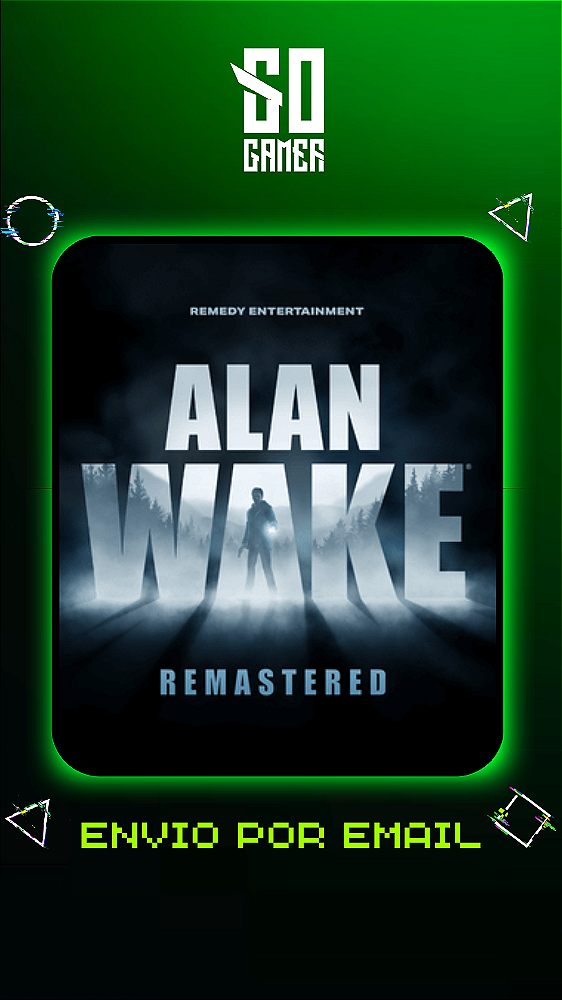 Alan Wake Remastered PS4 ou PS5 - Mídia Digital