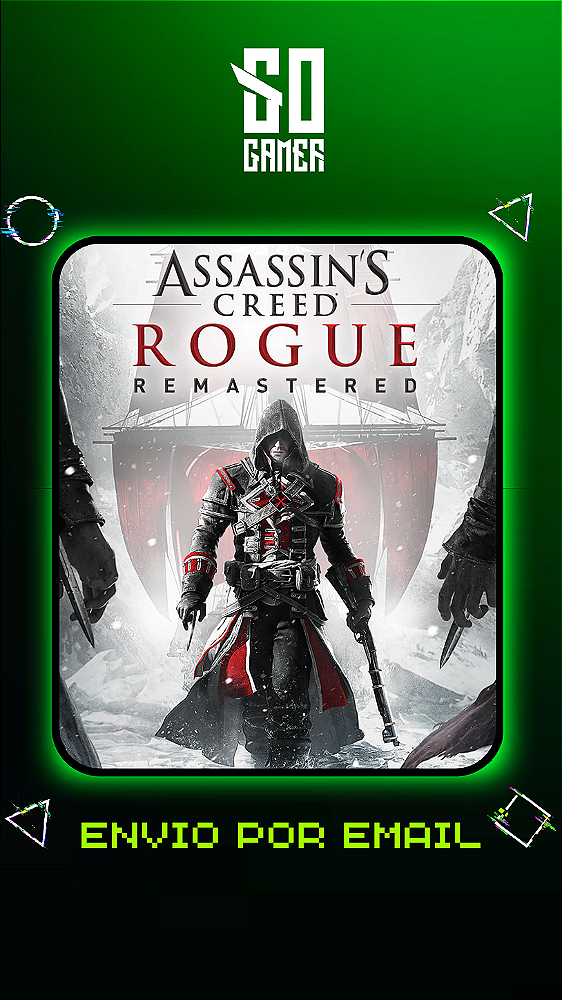 Assassins Creed Rogue Remastered PS4 ou PS5 - Mídia Digital