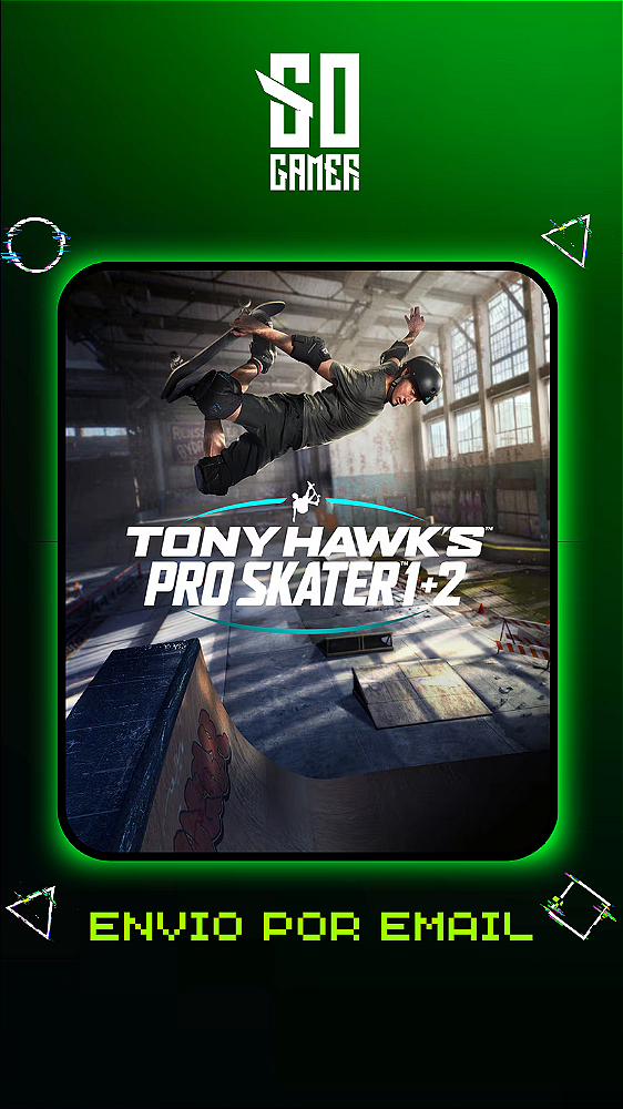 Tony Hawk's Pro Skater 1 + 2 PS4 ou PS5 - Mídia Digital