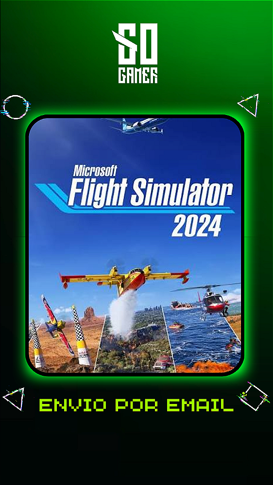 Microsoft Flight Simulator 2024 PS5 - Mídia Digital
