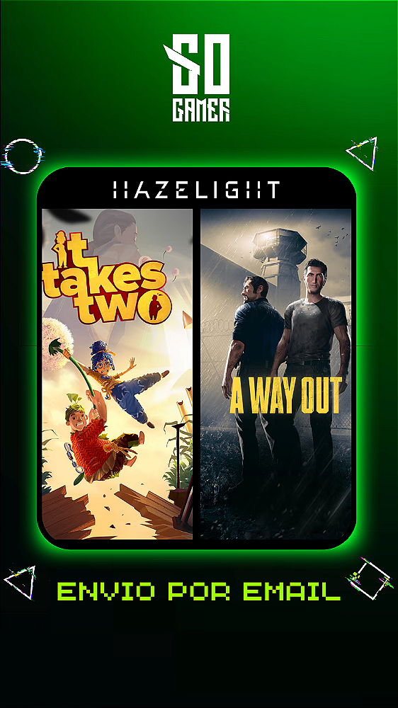 IT TAKES TWO + A WAY OUT PS4 ou PS5 - MÍDIA DIGITAL