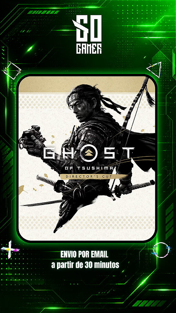 Ghost of Tsushima VERSÃO DO DIRETOR PS4 ou PS5 - Mídia Digital