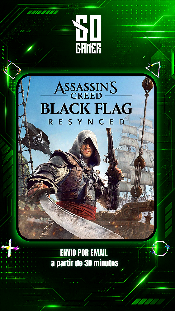 Assassins Creed Black Flag Resynced PS5 - Mídia Digital