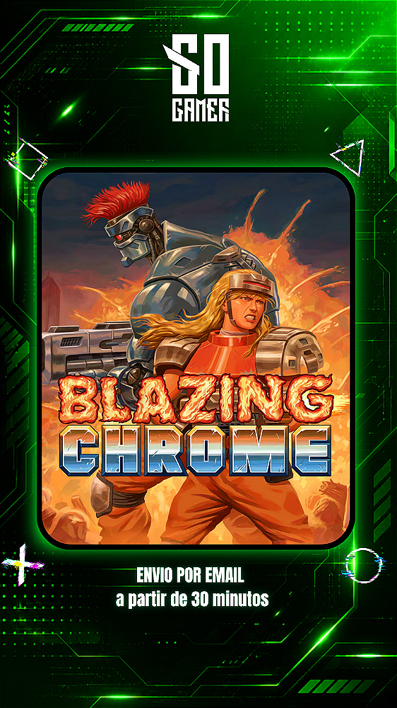 Blazing Chrome PS4 ou PS5 - Mídia Digital