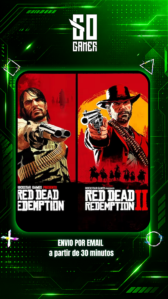Red Dead Redemption e Red Dead Redemption 2 PS4 ou PS5 - Mídia Digital