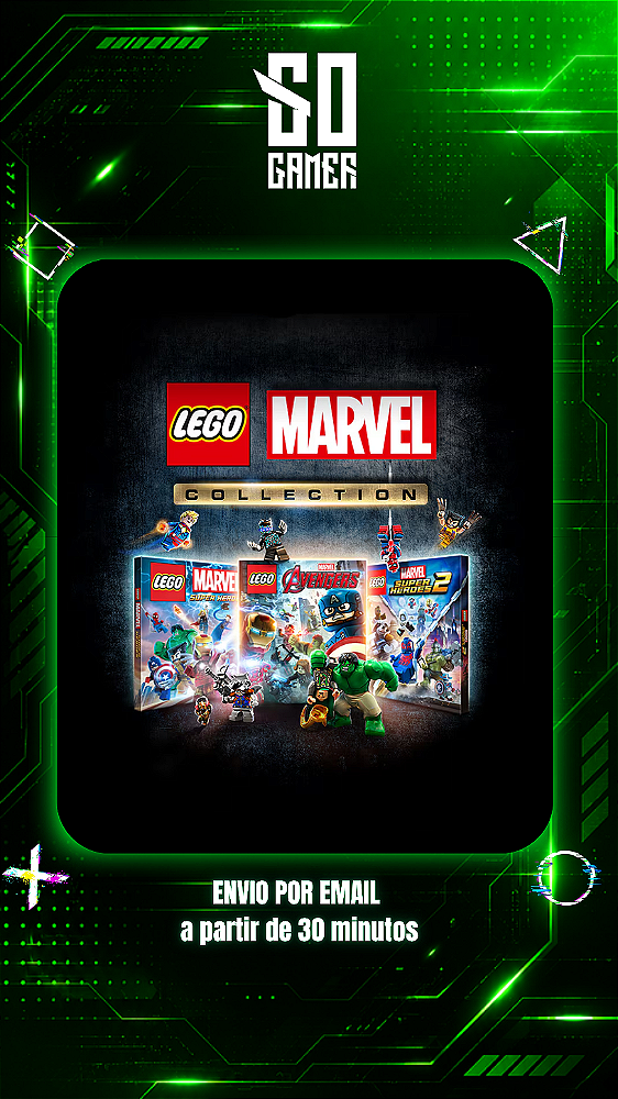 Coleção LEGO Marvel PS4 ou PS5 - Mídia Digital