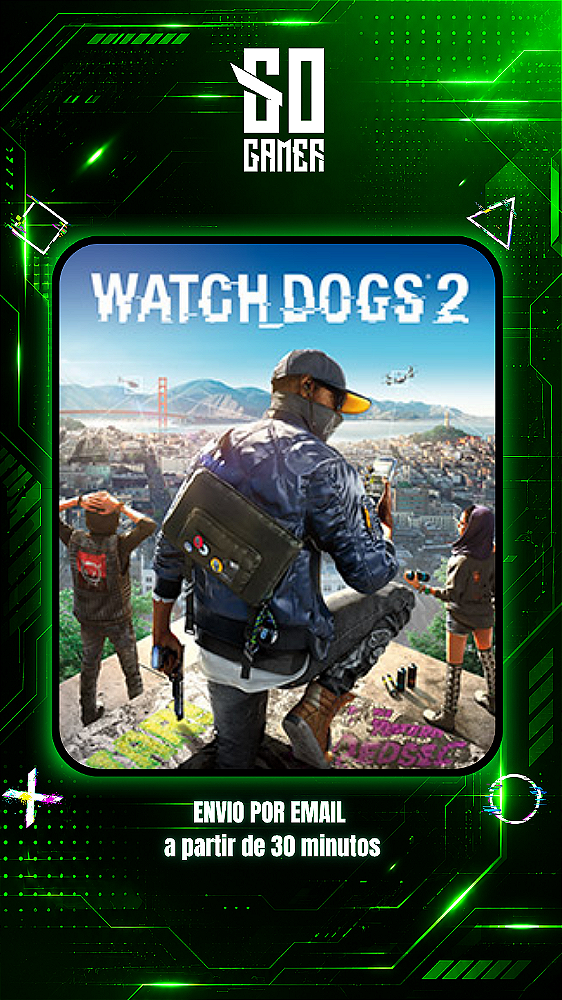 Watch Dogs 2 PS4 ou PS5 - Mídia Digital