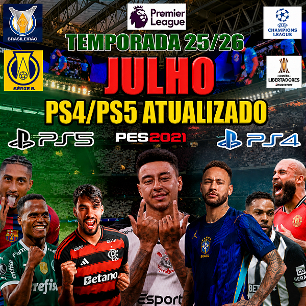 Option File PES 2021 PS4 e PS5 Atualizado