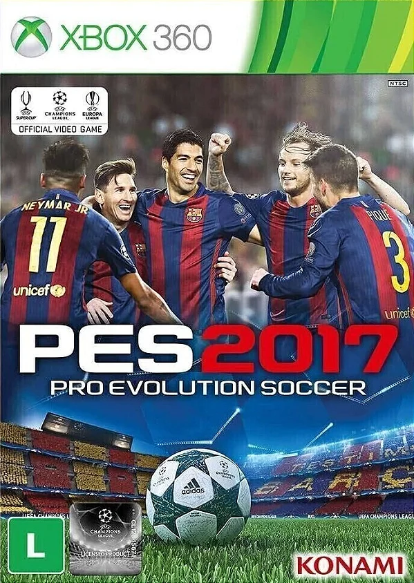 PES 17 Xbox 360 Mídia Digital