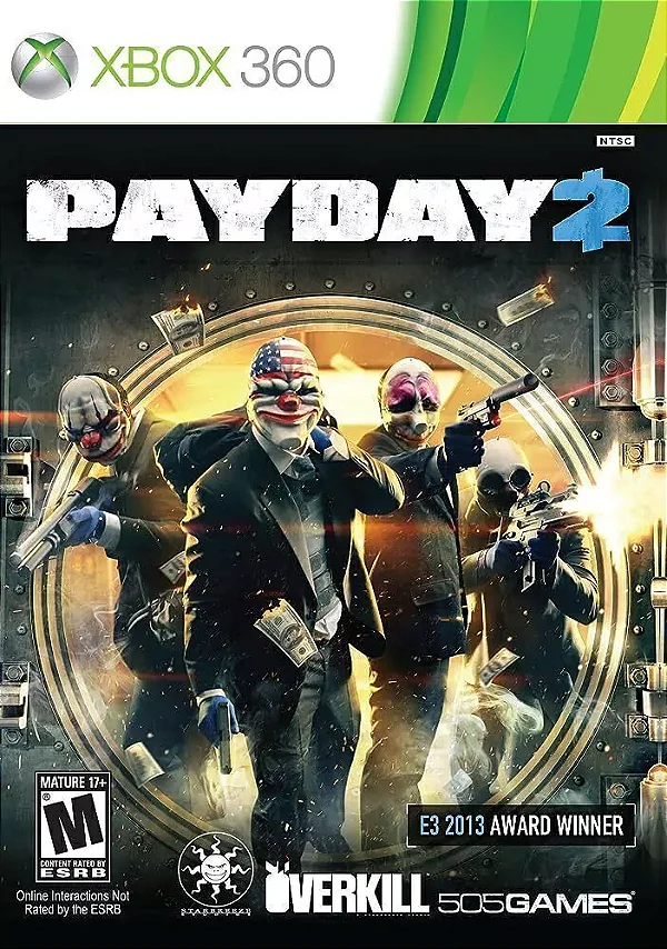 Payday 2 Xbox 360 Mídia Digital