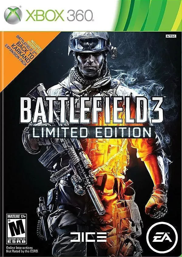 Battlefield 3 Xbox 360 Mídia Digital