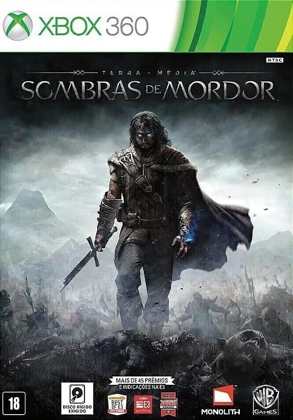 Shadow of Mordor Xbox 360 Mídia Digital