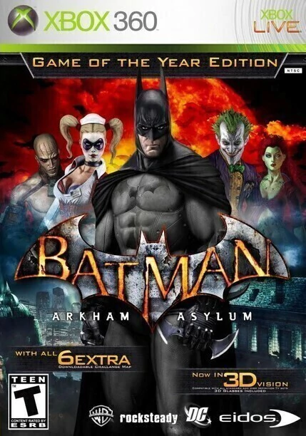 Batman Asylum Xbox 360 Mídia Digital