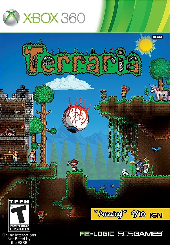 Terraria Xbox 360 Mídia Digital