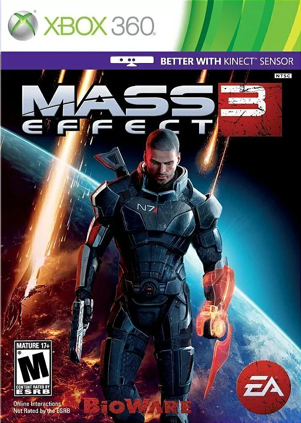 Mass Effect 3 Xbox 360 Mídia Digital