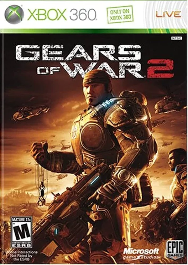 Gears of War 2 Xbox 360 Mídia Digital