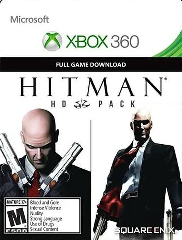 Hitman HD Pack Xbox 360 Midia Digital