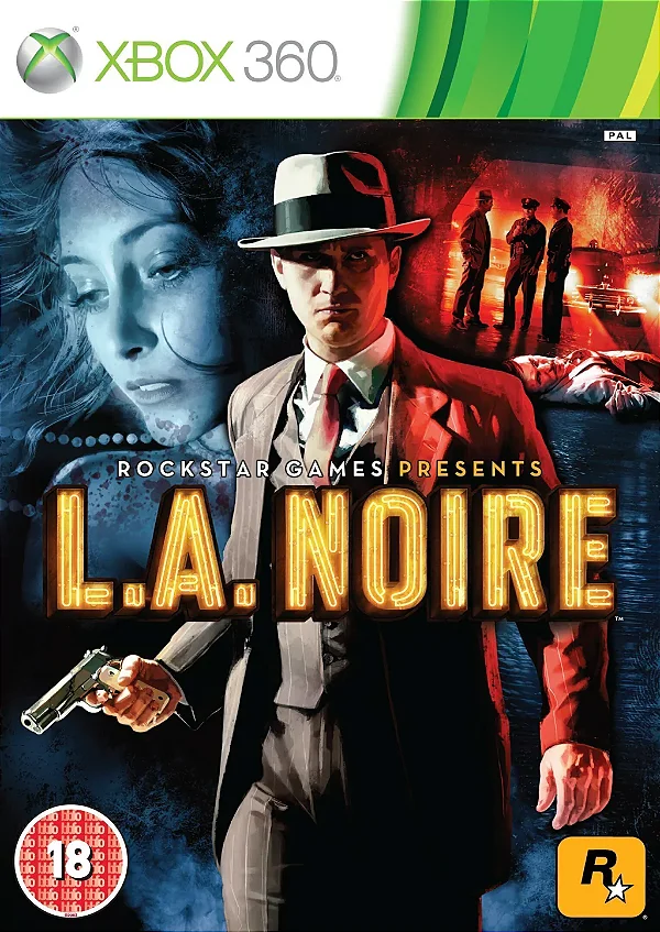 L.A. NOIRE Xbox 360 Mídia Digital