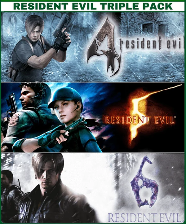 Combo Resident Evil 3 em 1 Xbox 360 Midia Digital