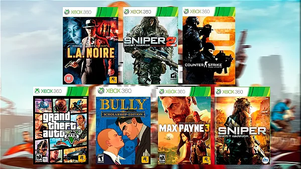 Combo Jogos Xbox 360 Digital