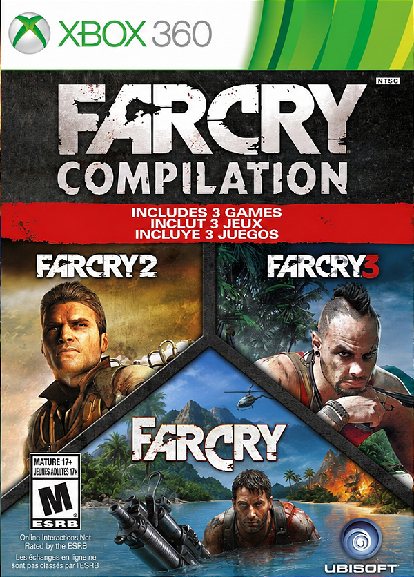Combo Far Cry 3 em 1 Xbox 360 Mídia Digital