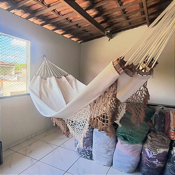 rede descanso açucena crua / varanda caramelo