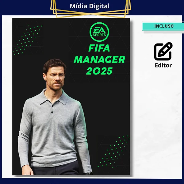 FIFA Manager 25 - Com Editor e Atualização Brasil
