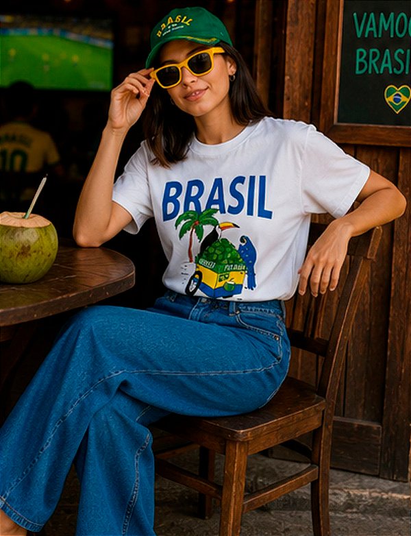 T-shirt Brasil Nossa Praia