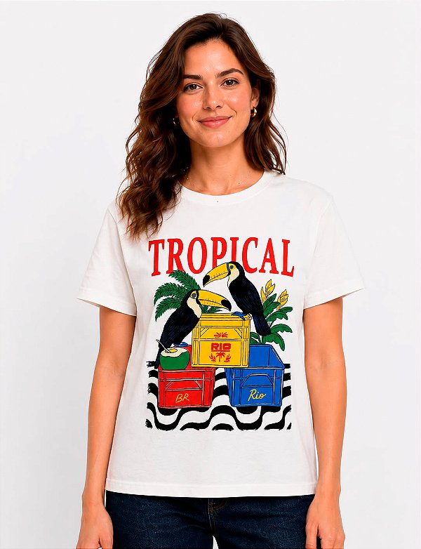 T-shirt Tropical