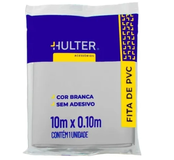 FITA PVC 100MM x 10 BRANCA