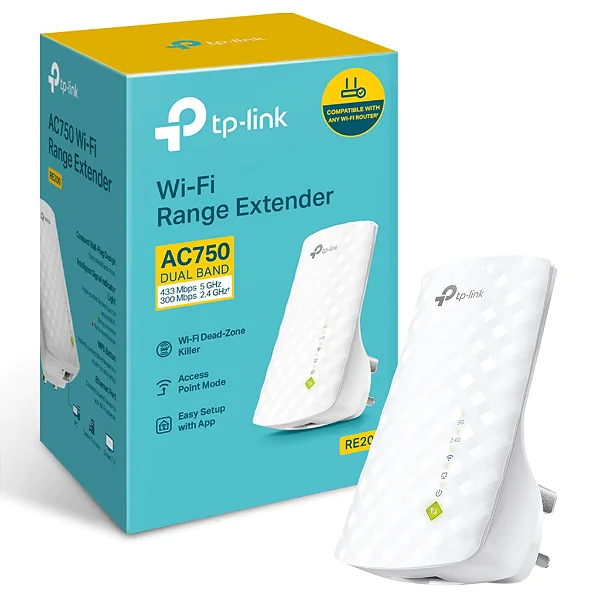 Repetidor Wifi Tp-Link RE200 AC750mbps 2.4/5ghz