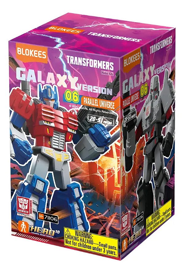 Blokees Transformers Galaxy Versão 06 Parallel Universe