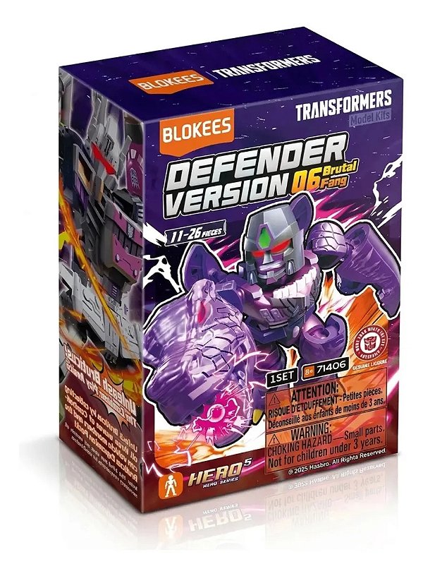 Blokees Transformers Defender Version 06 Brutal Fang