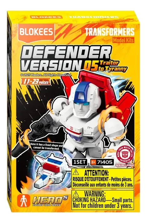 Blokees Transformers Defender Version 05 Traitor Tyranny